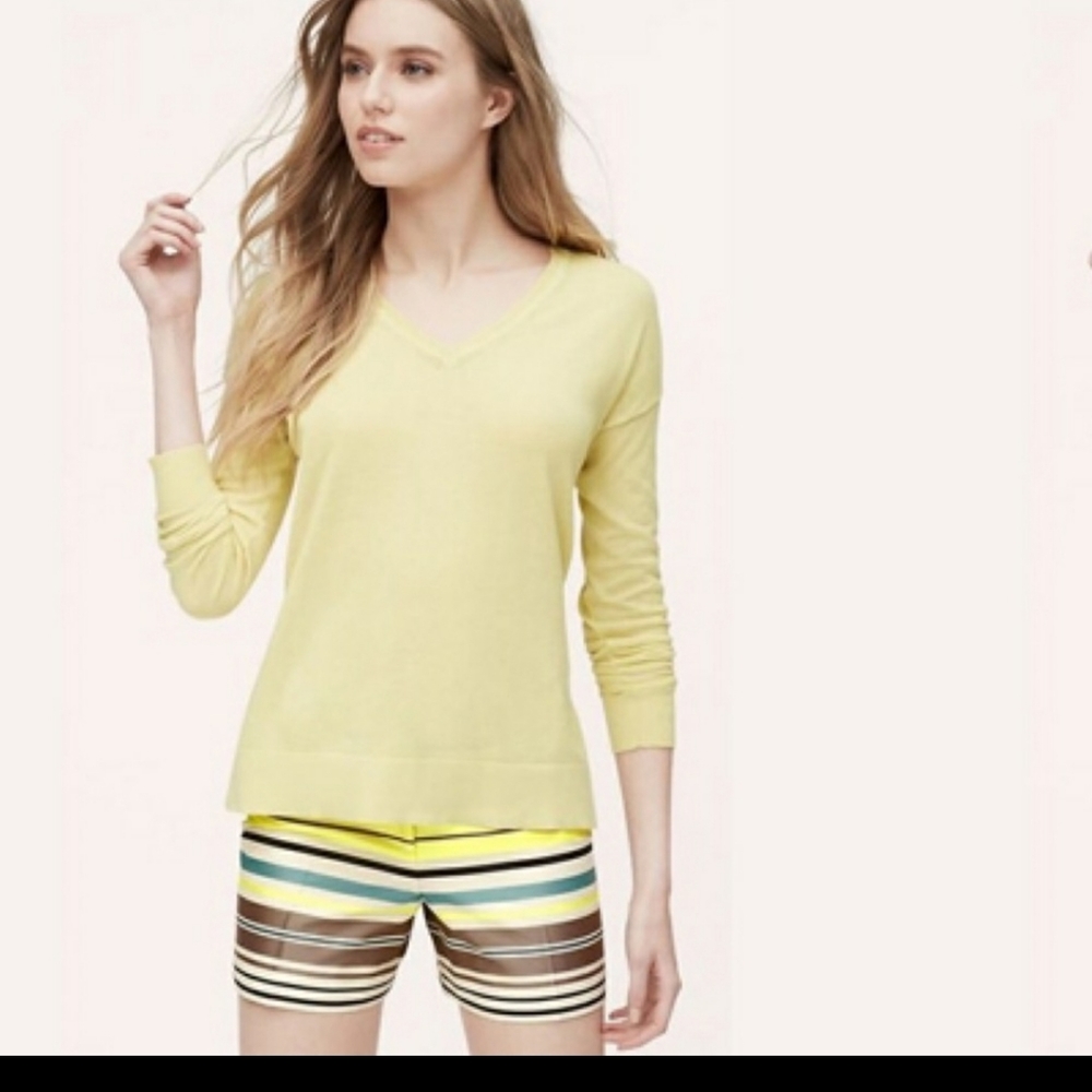 LOFT Riviera striped shorts 8